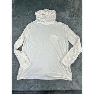 Men’s Billabong XL Hooded Long-Sleeve Tee White  – Excellent Condition